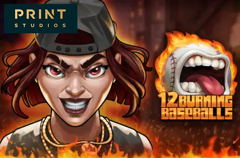 12 Burning Baseballs